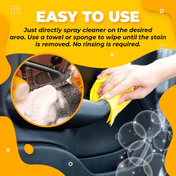 30/100ML Multi-Purpose Foam Cleaner Leather Clean Wash Automoive Car Interior Home Wash Maintenance Surfaces Spray Foam Cleaner