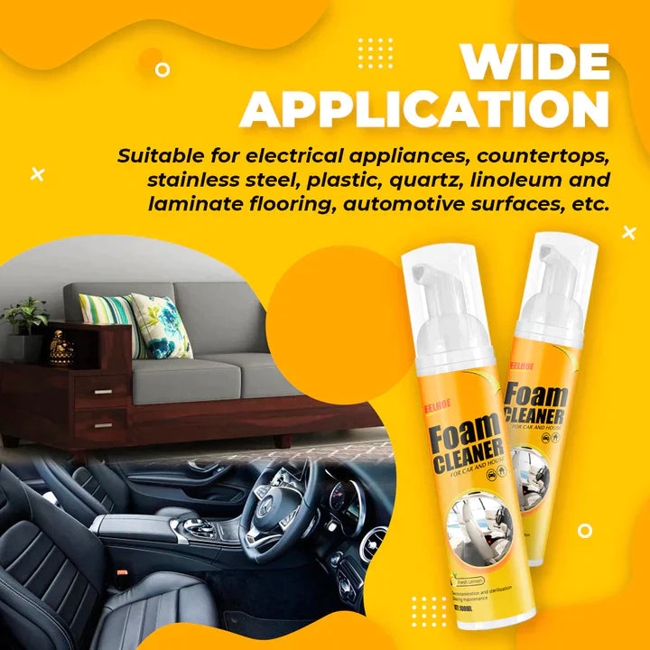 30/100ML Multi-Purpose Foam Cleaner Leather Clean Wash Automoive Car Interior Home Wash Maintenance Surfaces Spray Foam Cleaner