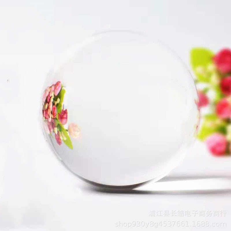 Clear Crystal Ball Crafts Balls Gift Healing Sphere