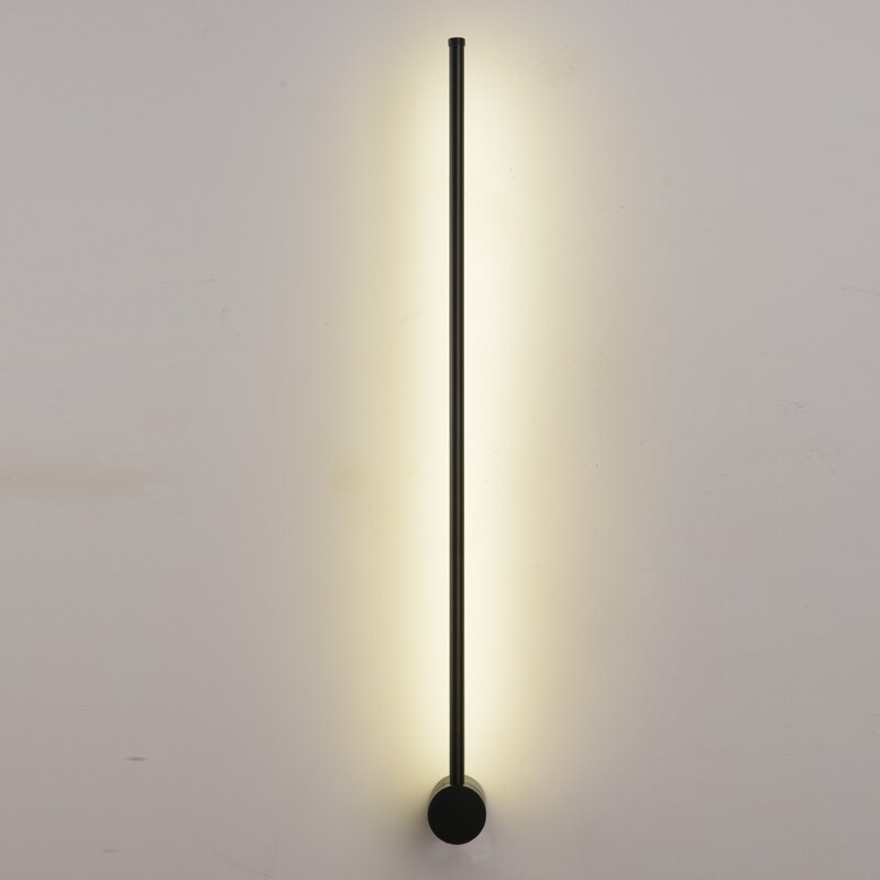 Led Wall Lamp Minimalist Lines Long Wall Light Decor For Home