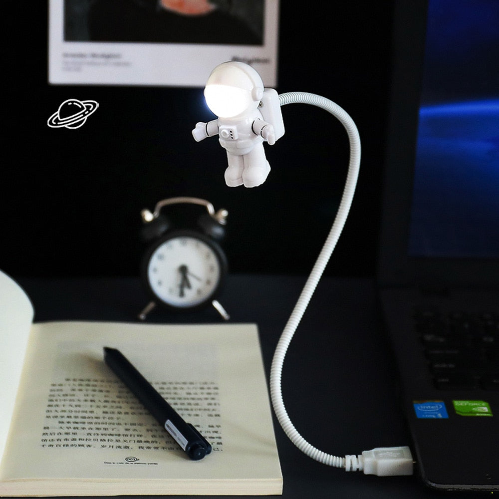 USB Night Light LED Astronaut Lamp Desk Lamp Flexible