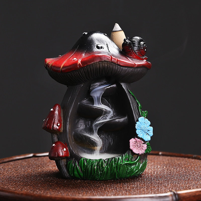 Smoke Waterfall Backflow Incense Burner Creative Couple Hug