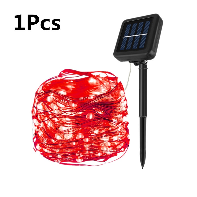 Outdoor Solar String Fairy Lights Waterproof Christmas Decoration