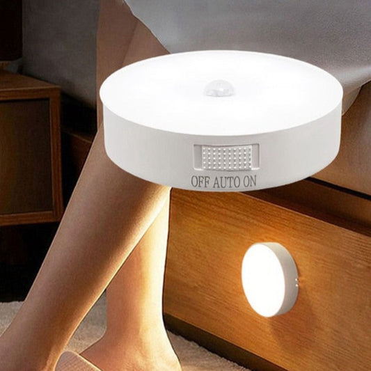 Motion Sensor LED Light USB Nightlights Chargeable Lamp for Kitchen Bedroom